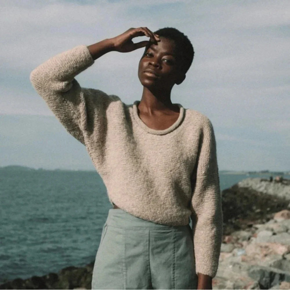 ALIYA WANEK the Resha Sweater in Oatmeal - Picture 2 of 9